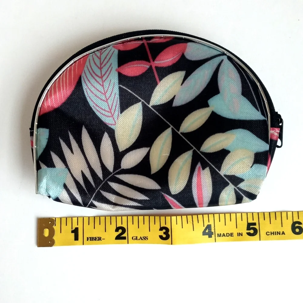 Travel Foldable Floral Vinyl Tote Bag with 3 Matching Pouches